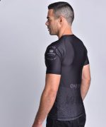 Diagonal Short Sleeve Rash Guard - Image 3