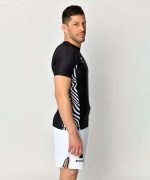 BJJ Mindset Short Sleeve Black Rash Guard - Image 2
