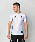 ⁦רשגארד שרוול קצר BJJ Mindset לבן⁩ – תמונה ⁦2⁩