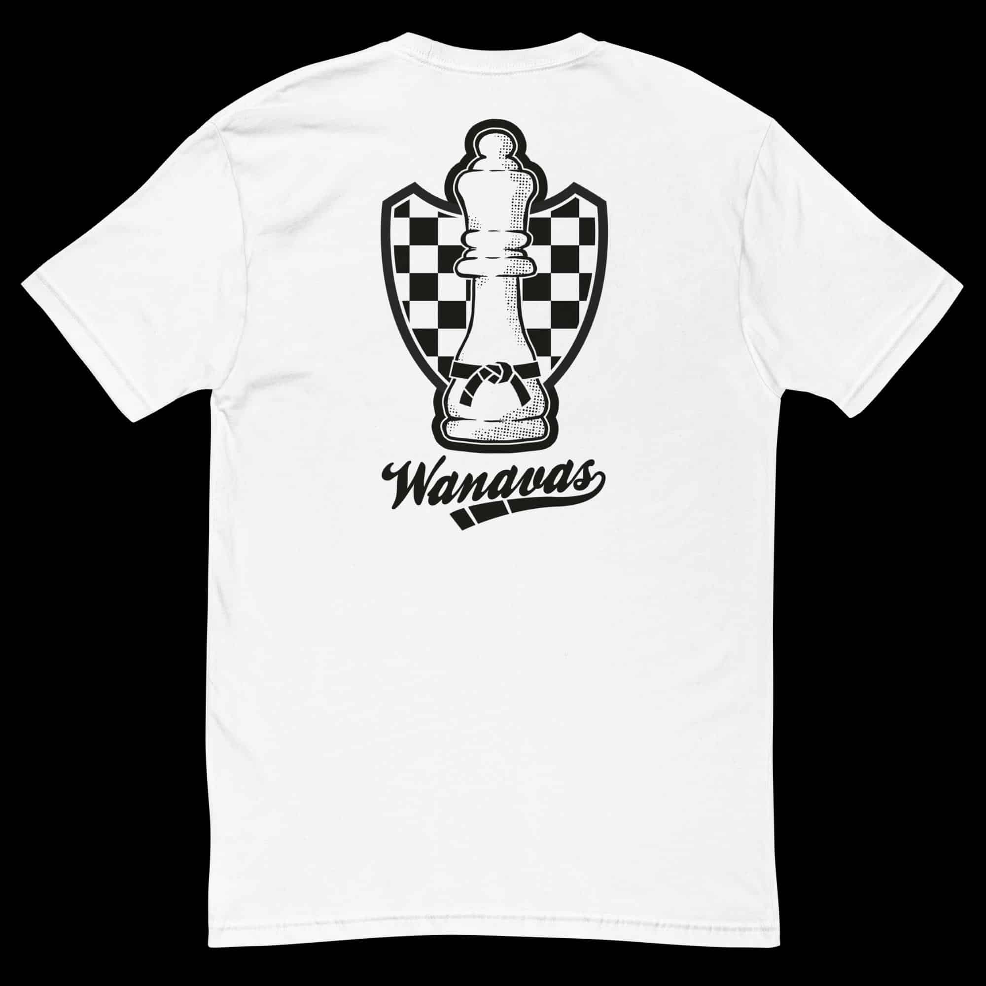 mens-fitted-t-shirt-white-back-64b6306a041d2.jpg WANAVAS Human Checkmat Short Sleeve T-shirt - Image 1
